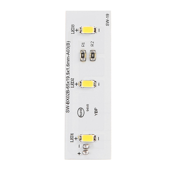 LED-lyslist for kjøleskap, erstatning for kjøleskap ZBE2350HCA SW-BX02B, reparasjonsdel