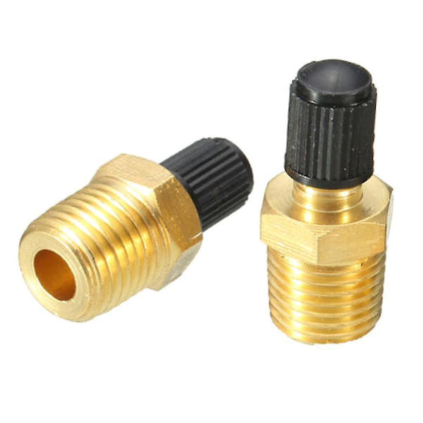 1/4\" NPT-säiliöventtiili, korroosionkestävä messinki Schrader-venttiili 1/4\" uros NPT:llä