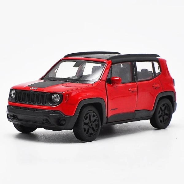 1/36 jeep Renegade SUV Legering Bilmodell Diecasts Metall terrängfordon Modellsimuleringsdörr kan öppnas Barngåva