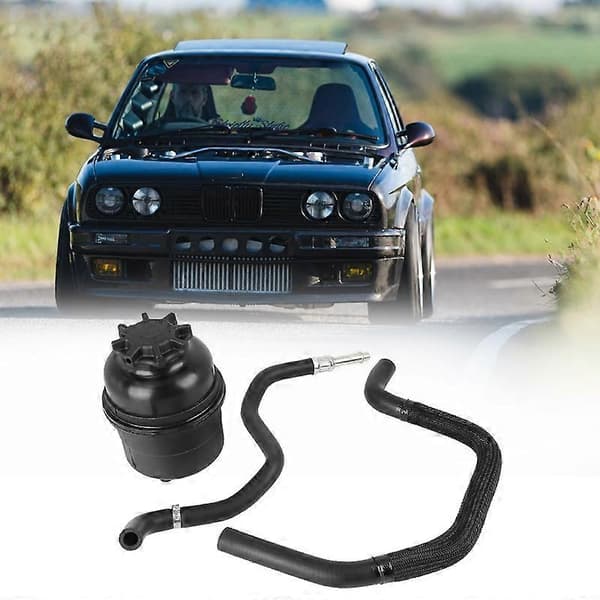 Servostyrningsvätskebehållare & Servostyrningsslang för E30