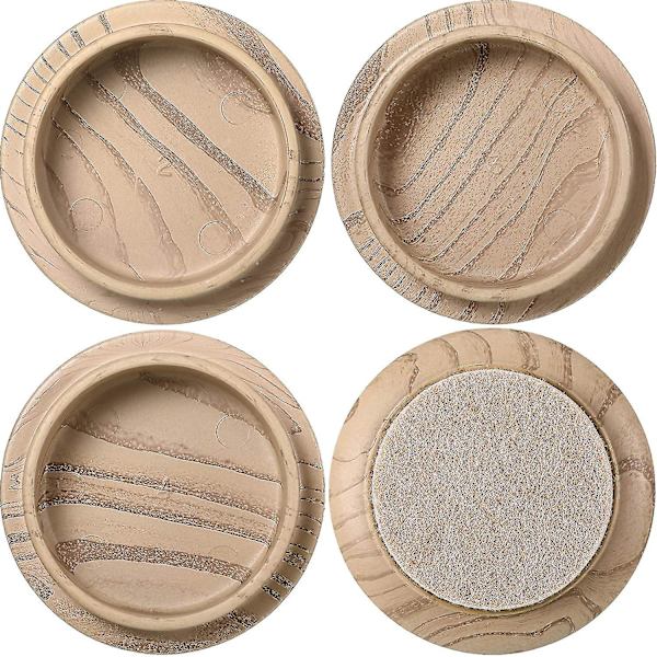 Filtgolvskydd, 60 mm 2,4 tum halkfria golvskydd för möbelfötter, stolsben, trä, laminatgolv, 4 st