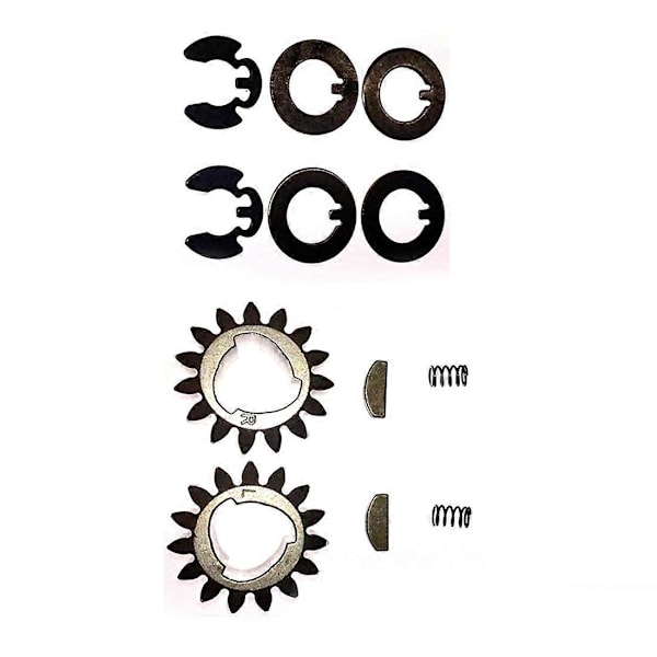 Hjulgirsett for Toro 105-3040 105-6840 Recycler bakhjul, drivtannhjul, reservedeler for gressklipper