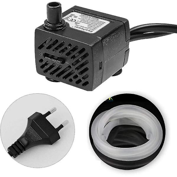 48gph [180l/h] 3w Ultralyd Vannpumpe, Liten Akvarium, Fiske Dam, Skilpadde, Akvatiske Dyr, Skulptur, Hage, Bevegelig Båt, Dam, Fontene, Bordplate