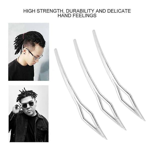 Dreadlocks Sammenflettingsnåler Heklenål Hårfletteverktøy for DreadlocksYMMR)