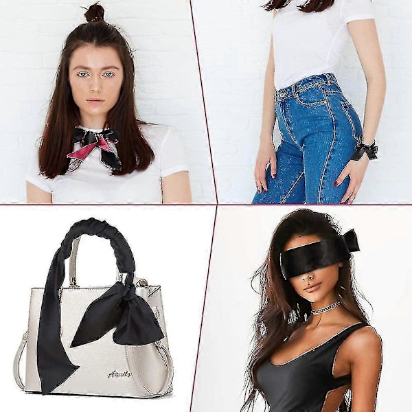 EVAGO Satin Øjenbind, 2 Stykker Maske Øjenbind Satin Øjenbind Søvn, Øjenbind