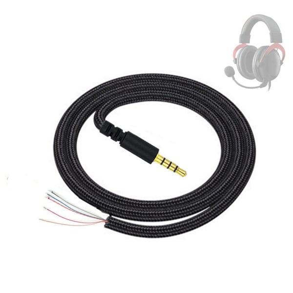 Aux-kabel for Hyper X Cloud II Core Pro Cloudx Revolver S Trådløst Spillhodetelefon
