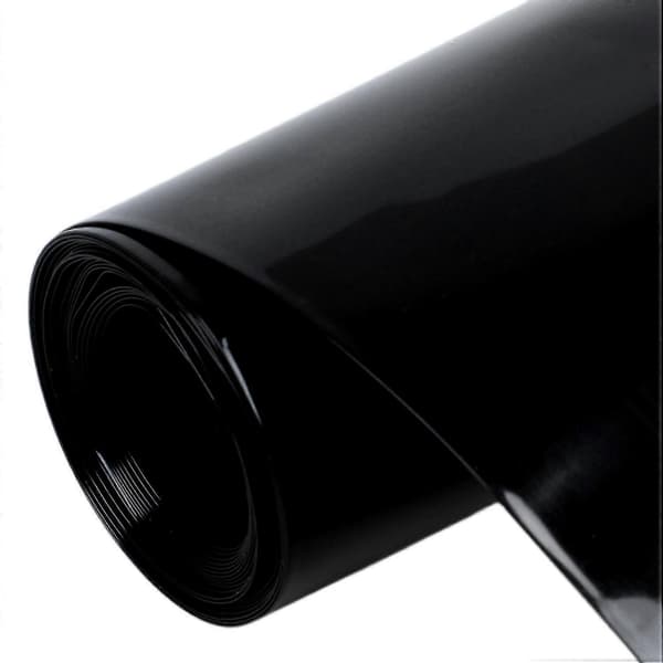 70mm/44mm PVC Varmekrympeslange Sort 2m 6,5ft Til