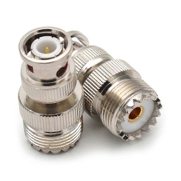 SO239 til BNC Han RF Koaksial Adapter Konnektor PL259 Hun til BNC Han