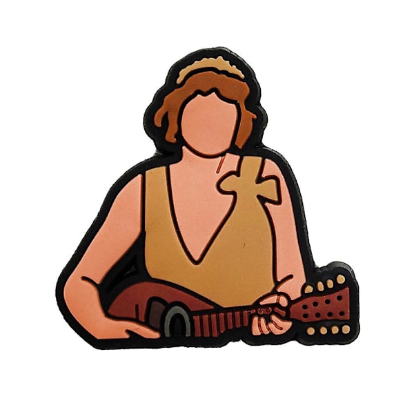 29 st Taylor Swift Singer Series Strandfestsskor Charm för Crocs Clog Sandaler Dekoration Skotillbehör Presenter