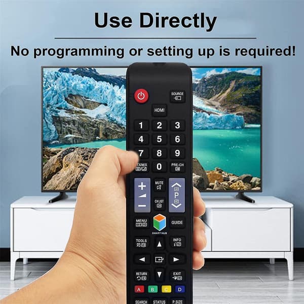 Erstatningsfjernkontroll for Aa59-00793a Aa5900793a LED-TV