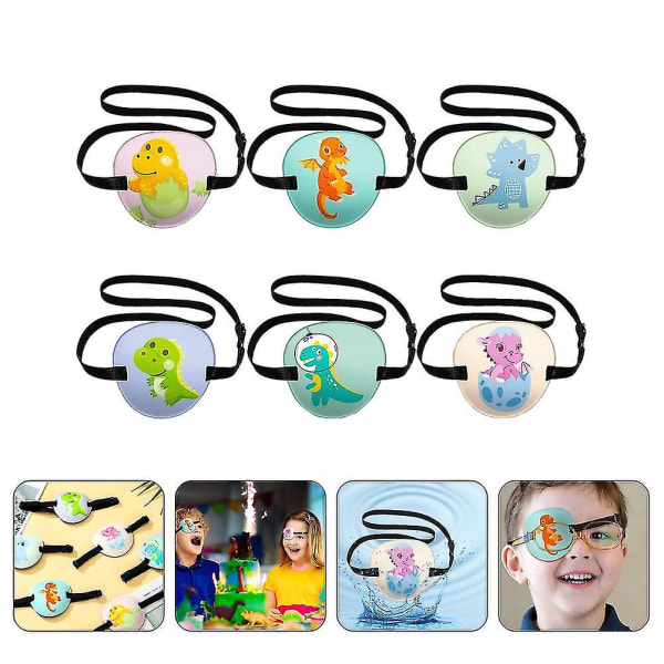 6 stk. Øjenlappe Lazy Eye Lysblokerende Øjenlapper Lazy Eye Pads Øjenlapper Børn Ikke-vævet Øjenlappe