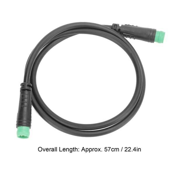 Bafang El-sykkel 5-pins Han til Han Vanntett Forlengelseskabel for Display
