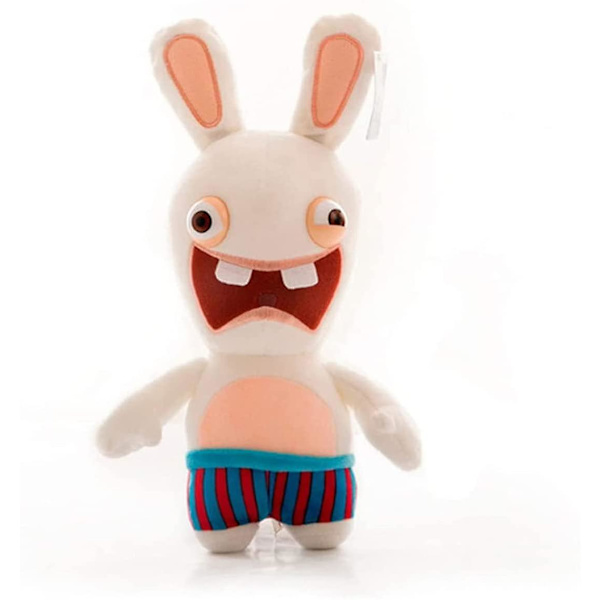 2024 Hot Toys Rayman Raving Rabbids Animation Dyr Kanin Børnelegetøj Plysdukke Pigegave 22 Cm