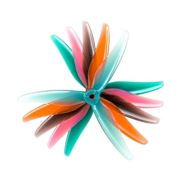 24 st 51466 V2 FPV Propeller 5 tum 3-bladiga Propeller Drönare Propeller för FPV RC Racing Drone Orange