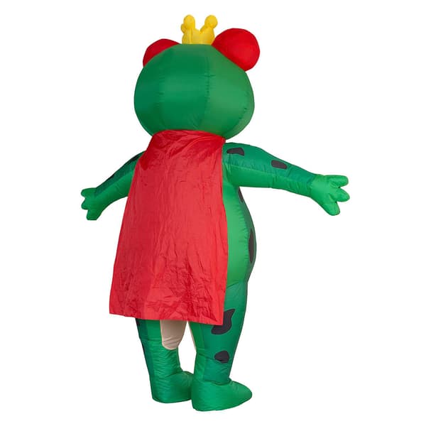 Oppustelig Frøprins Kostume