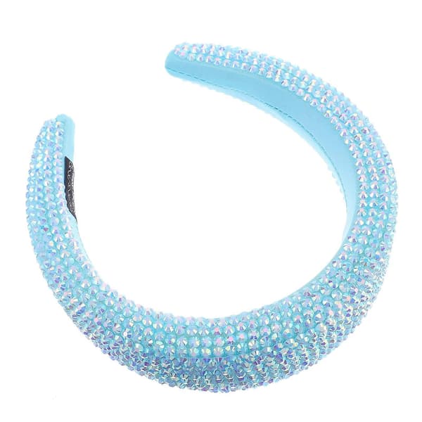 Strass Vågiga Hårband Extra Brett Hårband Festlig Atmosfär 1-pack