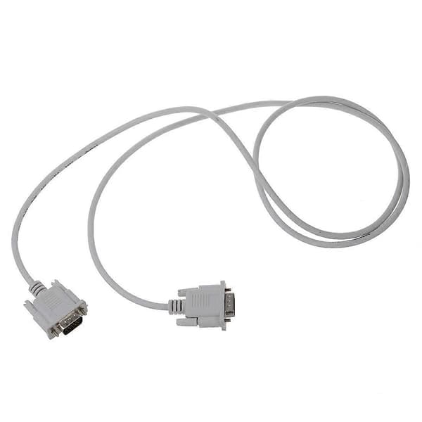 VGA DB15 Hane Till RS232 DB9 Stift Hane Adapterkabel / Videografik Förlängningskabel (Vit, 1.5M)