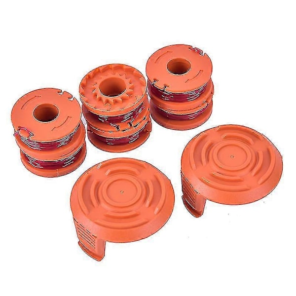 Worx Trimmer Spole Line(6) Wa0004 Spole Dæksel Wa6531(2) Trimmer 8 Pakke