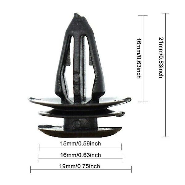 10 stk. Til MG ZS MG3 Bagagerumsdæksel Parcelhylde Snor Klips Holder w12769996