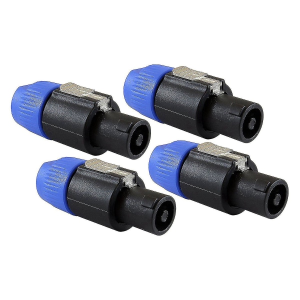 Speaker Plug Twist Lock 4 Pole Speaker Plug compatible with Speakon NL4FC, NL4FX, NLT4X, NL2FC - 4