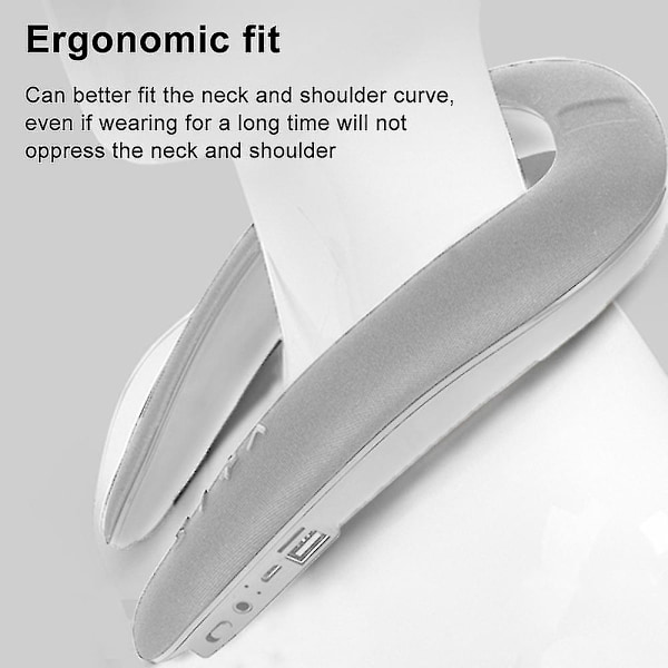 Nackband Bluetooth-högtalare, nackhögtalare Bluetooth trådlös, bärbar högtalare för hem, sport, utomhus 1
