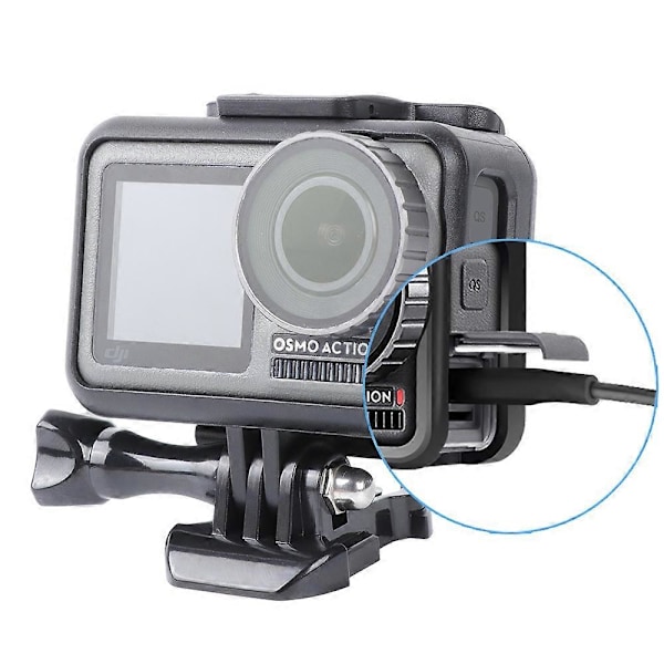 Typ A Anti-fall PC Skyddande Rambur för DJI Osmo Action Kamera