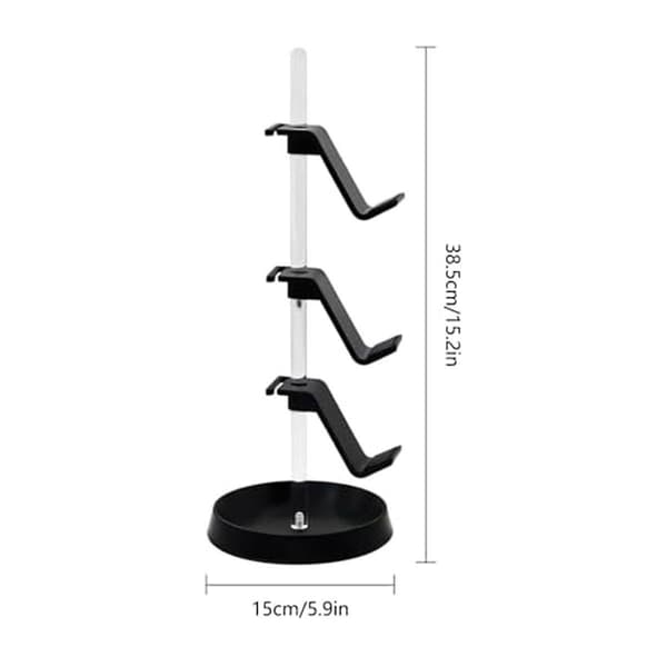 Transparent Rør Controller Stativ Justerbar Spil Controller Headset Hanger Til Alle Universelle Spil