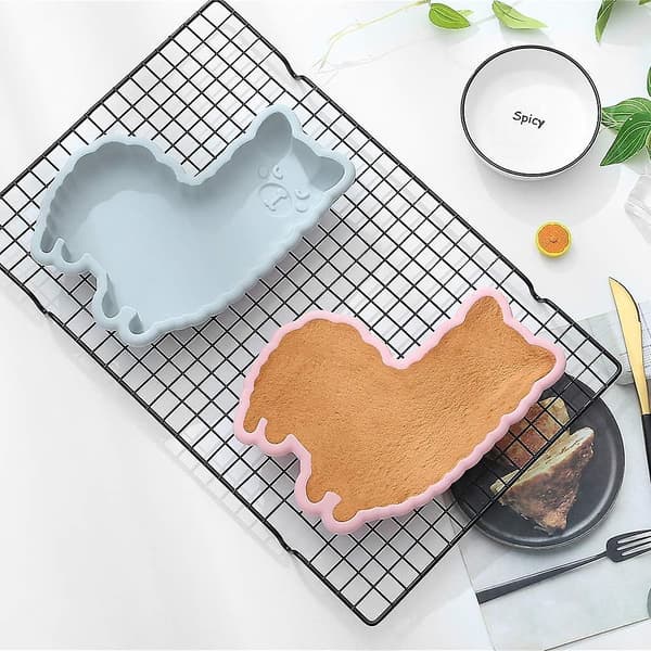 Lama Kakeform Alpaca Silikon Bakeform Ostekake Gelepudding Muffins Pizza Pai Flan Tart Brød Bakeware Bakstform