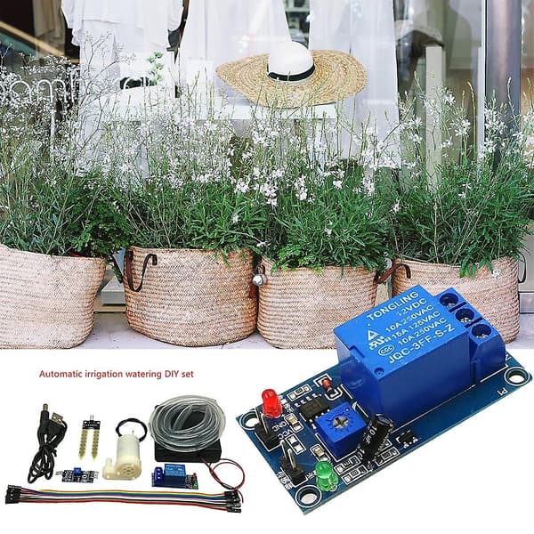 DIY Automatisk Vandings- og Irrigationsystem Jordfugtighedssensor Pump Modul Kit Kaesi