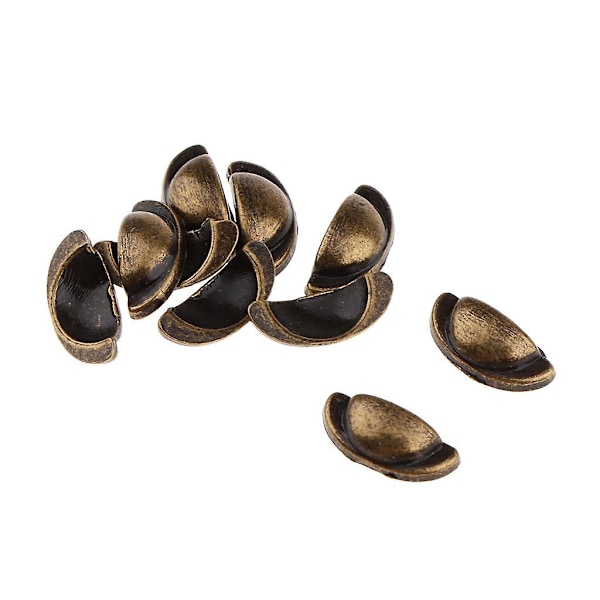 1/6 Dukkehust Miniatyr Møbel Skuffe Dørgreb Tilbehør Bronze