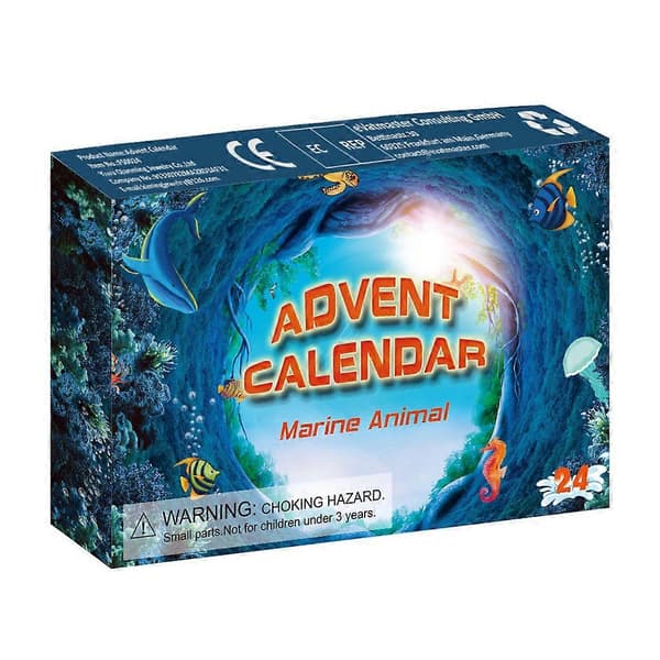 Interaktiv Julkalender Leksak Lycko-Låda Blind Present Toddler Rolig Gåva