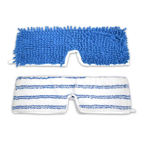 Erstatningsmoppehoveder til O-Cedar Hardwood Floor 'N More Microfiber Flip Mop, 2-pak støvklapper Erstatningshoveder til Ocedar Flip Mop