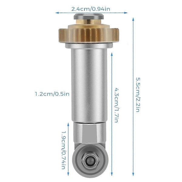 Rotationsklinge og drivhus kompatibel med Maker/Maker 3, Ideelt tilbehør til karton, folie Po