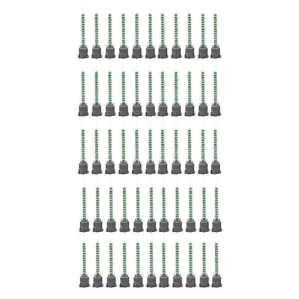 50 stk. Epoxy Lim Blandingsdyse Statisk Blandingsdyse MB5-16 Blandingsrør (1:1 Ratio) til AB Lim Mixer