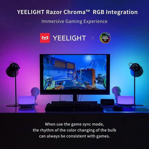 Smart Led Led Yeelight Smart Pære 1S (farve)