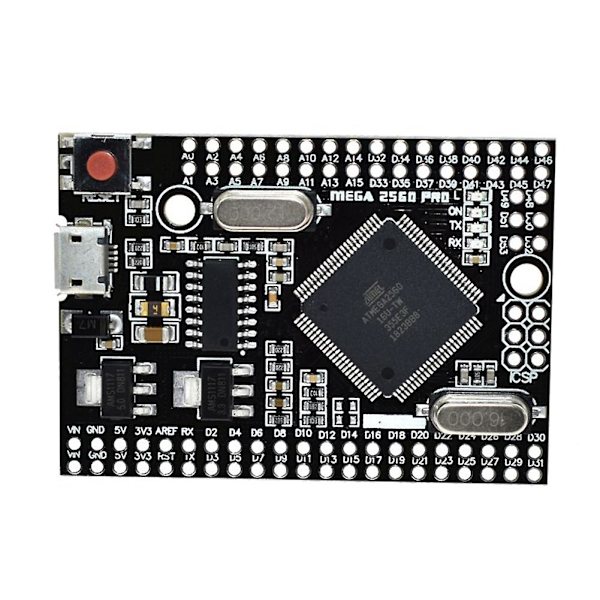 2560 PRO MINI 5V(Embed) CH340G ATmega2560-16AU med stifthuvuden för utvecklingskort