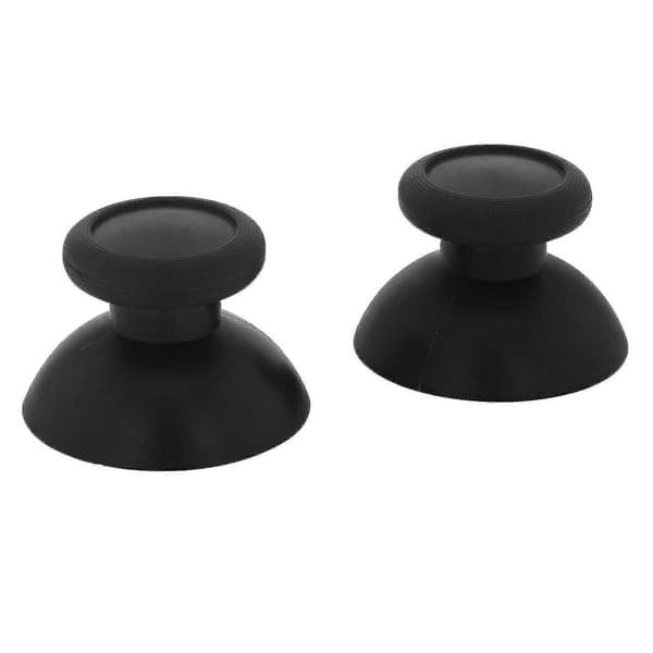 Zedlabz Ersättnings Analog Gummi Tumspaksgrepp Nintendo Switch Pro Controller - 2 Pack Svart