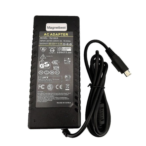 12v 8a LCD TV-skærm Fladskærms-TV DVR Strømadapter 12v 8.5a 4-polet Adapter VCR Adapter 4-polet Skiftende Strømforsyning Oplader