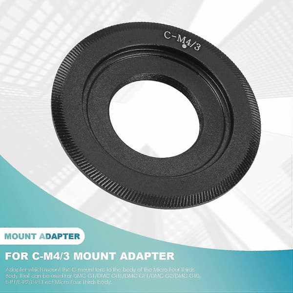 C - mount objektiv - Micro Four Thirds (til) kamerahus understøtter objektivadapter C - / 3