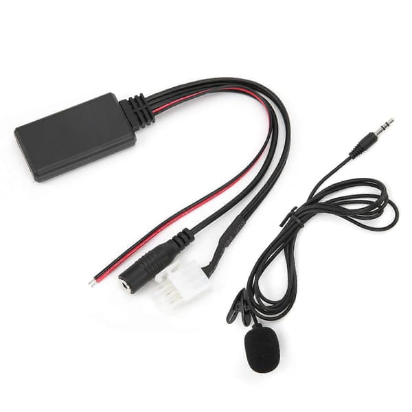 DC 12V Bil Audio Kabel AUX Bluetooth 5.0 Adapter Erstatning for Honda Goldwing GL1800