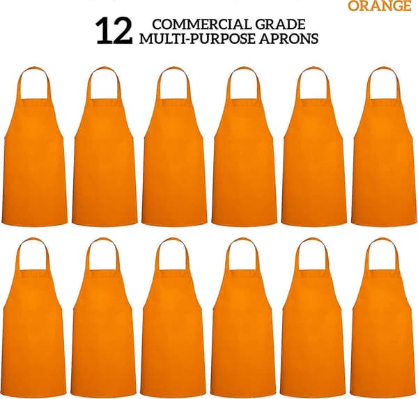 2025 Siste Modell 12-Pakning Smekke Forkle - Unisex Forkle Bulk Maskinvaskbar for