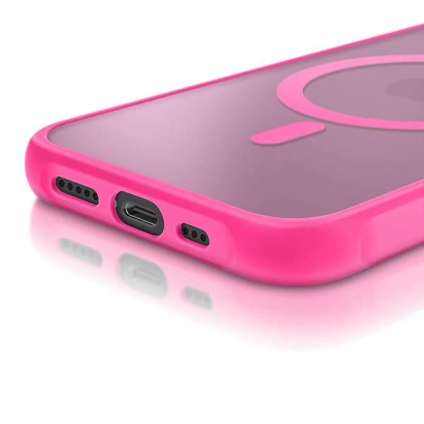 Case MagSafe for iPhone 16e Dos Mat Gourd Edge, Fuksia
