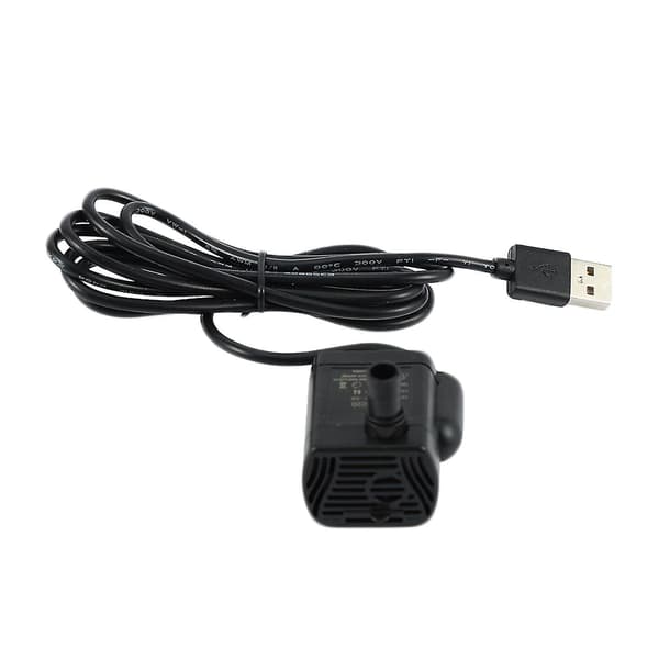 Ultraljudsstyst Mini Borstlös USB-Pumps 5v 70cm Nedsänkbar Fontän Rium Cirkulerande