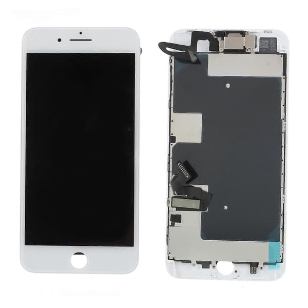 For iPhone 8 Plus 5.5 tommer LCD-skjerm og digitizersamling med ramme + smådeler