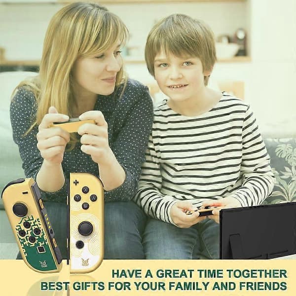 Kontroller för Nintendo Switch, L/R Joypad Switch-kontroller med dubbel vibration, stöd för väckning/rörelse-kontroll, kompatibel med Nintendo Switch/LITE