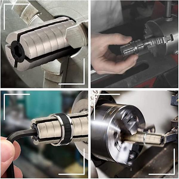 Expanderbar Ringmandrel i Rostfritt Stål med Hex-Nyckel - Robust Ringformningsverktyg för Ringvridning