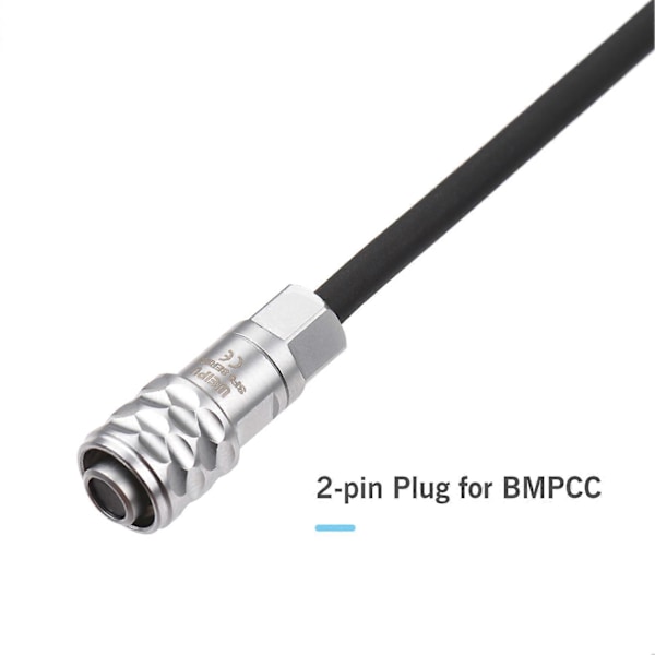 USB-C Strömförsörjningskabel Ersättning för Blackmagic Pocket Cinema Camera BMPCC 4K/6K till USB Typ-C Fjäderkabel