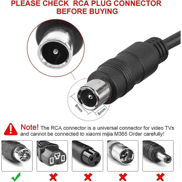 42V 2A Adapter Erstatning for Segway Ninebot Oplader Xiaomi M365, Bird, Lime, Lime-S, Skip, Spin, Segway Ninebot Elektrisk Scooter Oplader til ES1 ES2