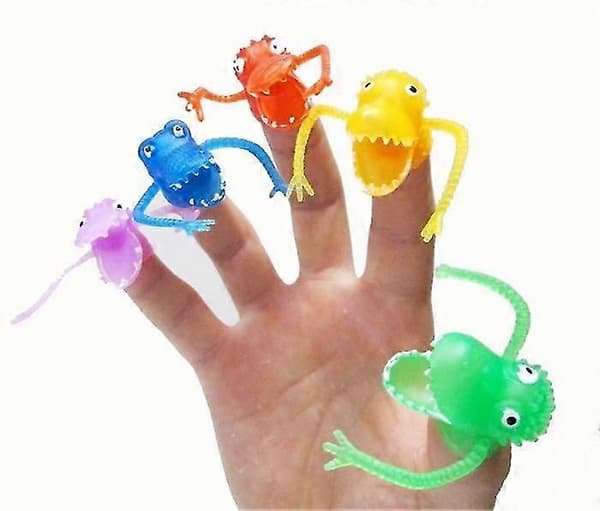 Monster Fingerdockor - Set med 10, Dockor för Barn, Perfekt för Kalaspåsar och Barnkalas