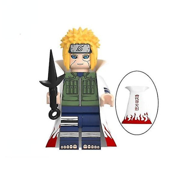 Børns Samle Legetøj Naruto Serie Metkay Hvid Minifigur Byggeklodser